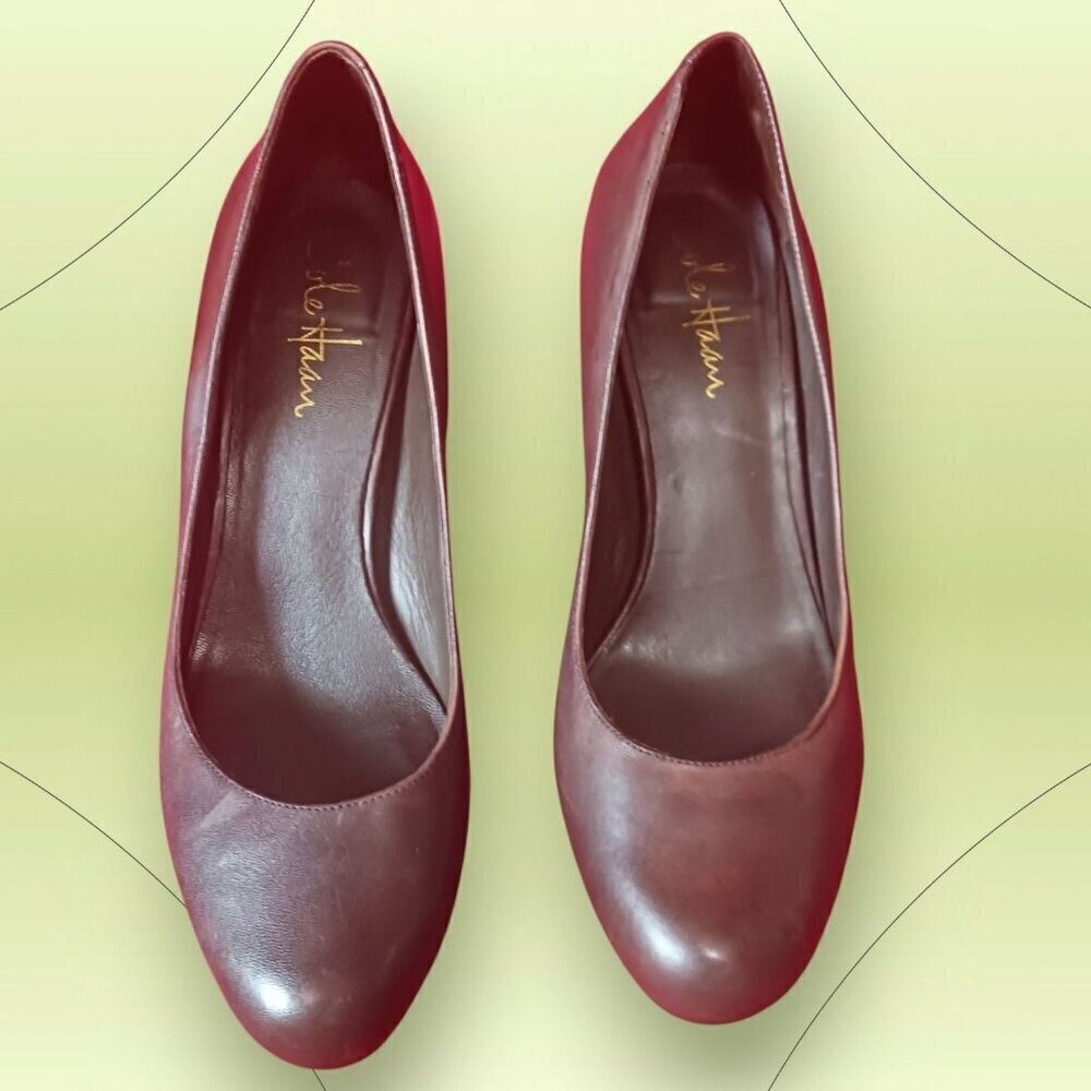 Cole Haan Womens Brown color Nike Air Pumps Size 7B